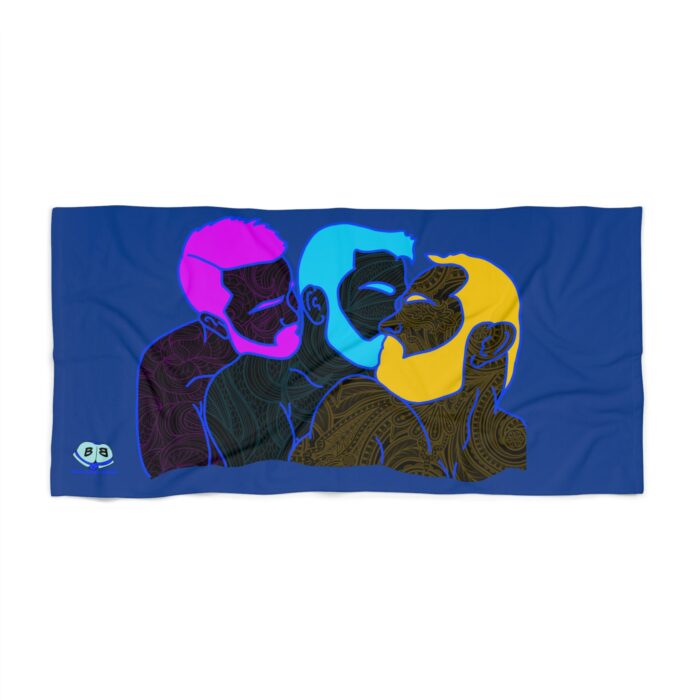 Beach Towel - Throuple Pop Art