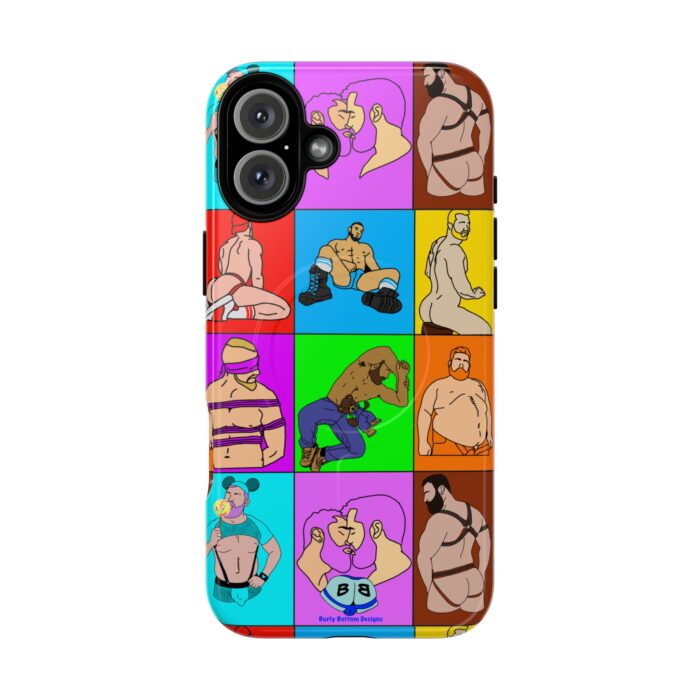 Tough Magnetic iPhone Cases - Color Block Dudes - Image 34