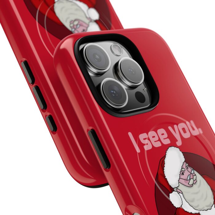 Tough Magnetic iPhone Cases - Santa Sees You - Image 26