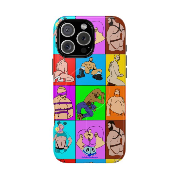 Tough Magnetic iPhone Cases - Color Block Dudes - Image 28
