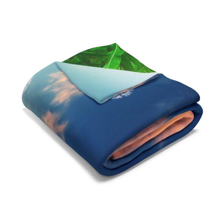 Arctic Fleece Blanket - Dandelions - Image 7