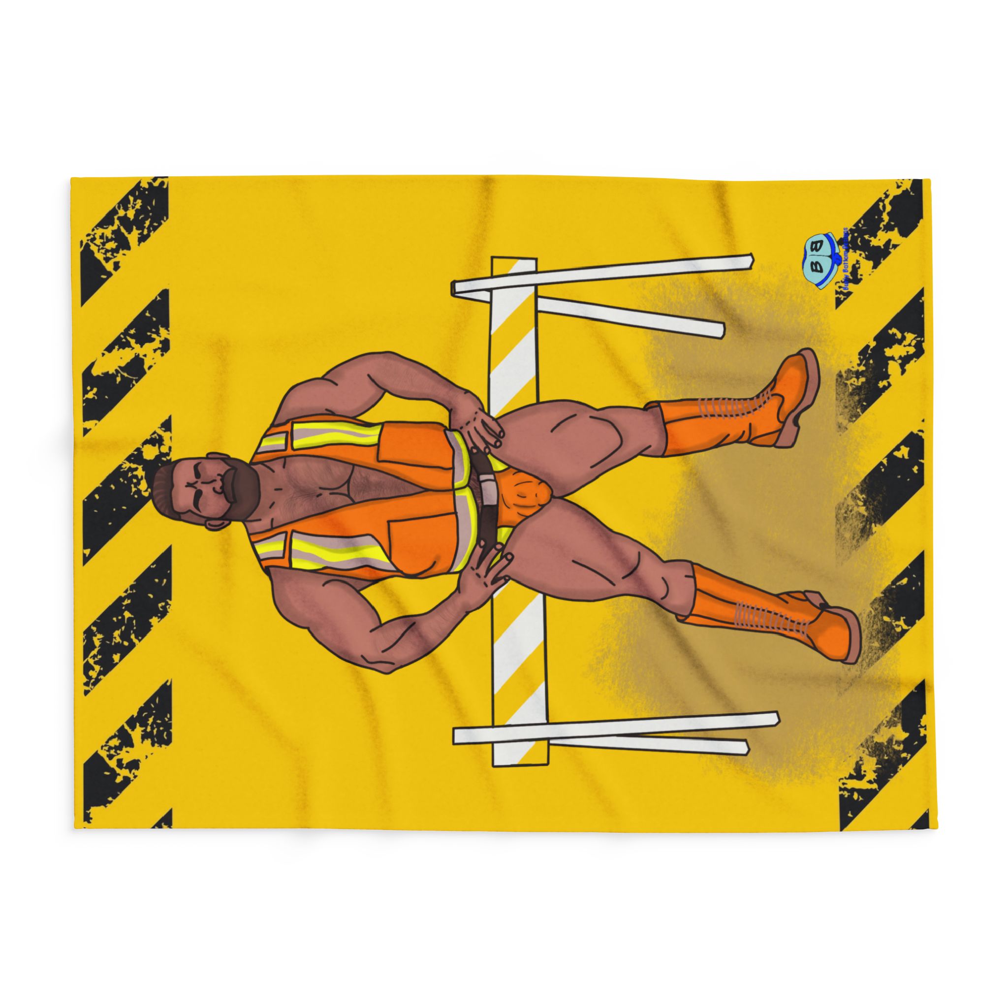 Arctic Fleece Blanket - Road Block - Image 2