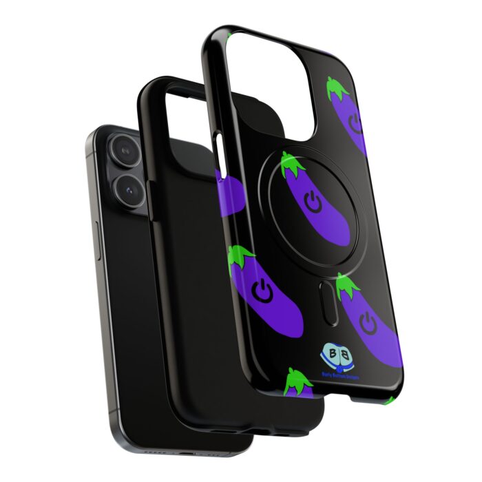 Tough Magnetic iPhone Cases - Power Top / Eggplant - Image 6