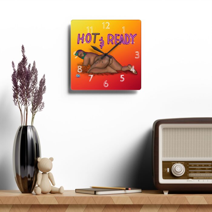 Acrylic Wall Clock - Hot and Ready - Image 4