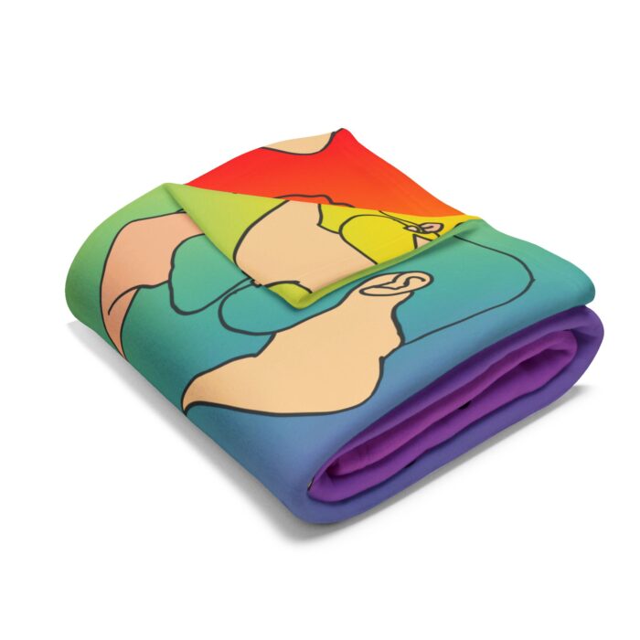 Arctic Fleece Blanket - Bearded Kiss - Image 7