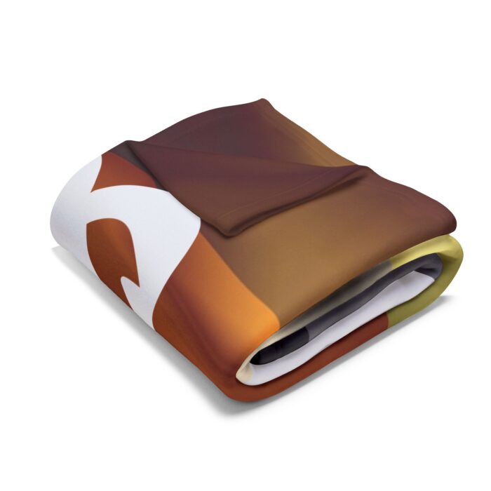 Arctic Fleece Blanket - Woof Geo-Bear - Image 3