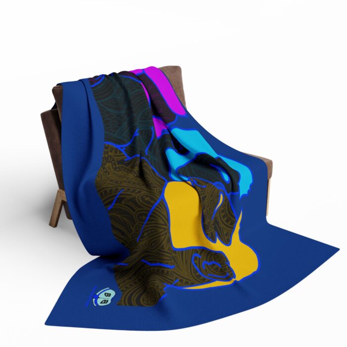 Arctic Fleece Blanket - Throuple Pop Art - Image 4