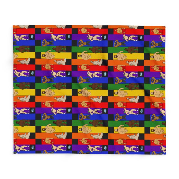 Arctic Fleece Blanket - Pride Columns - Image 6