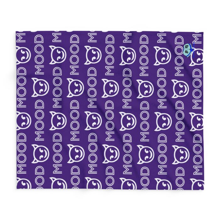 Arctic Fleece Blanket - Mood Devil Emoji - Image 6
