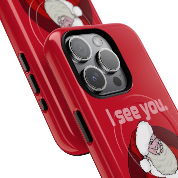Tough Magnetic iPhone Cases - Santa Sees You - Image 5