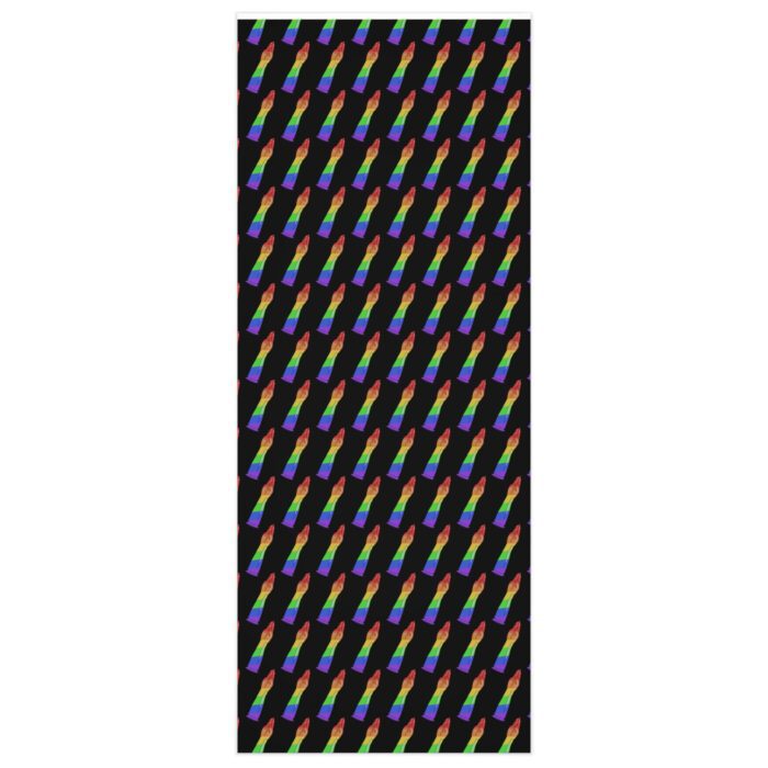 Wrapping Paper - Handy Stripes on Black - Image 3