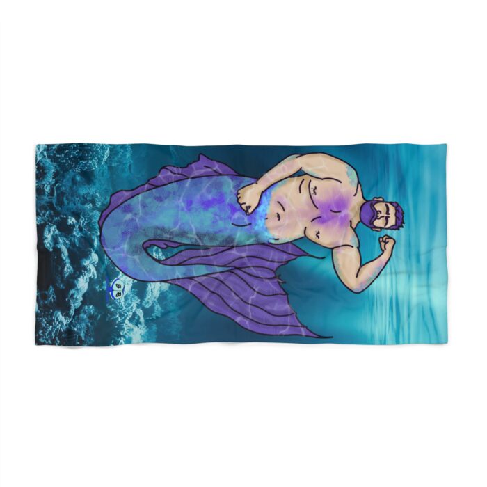 Beach Towel - MerCub Purple