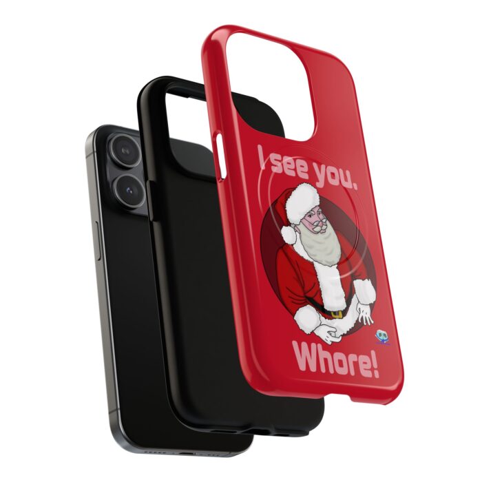 Tough Magnetic iPhone Cases - Santa Sees You - Image 6