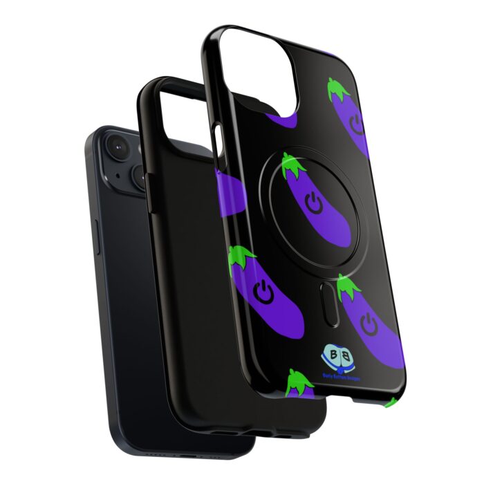 Tough Magnetic iPhone Cases - Power Top / Eggplant - Image 15