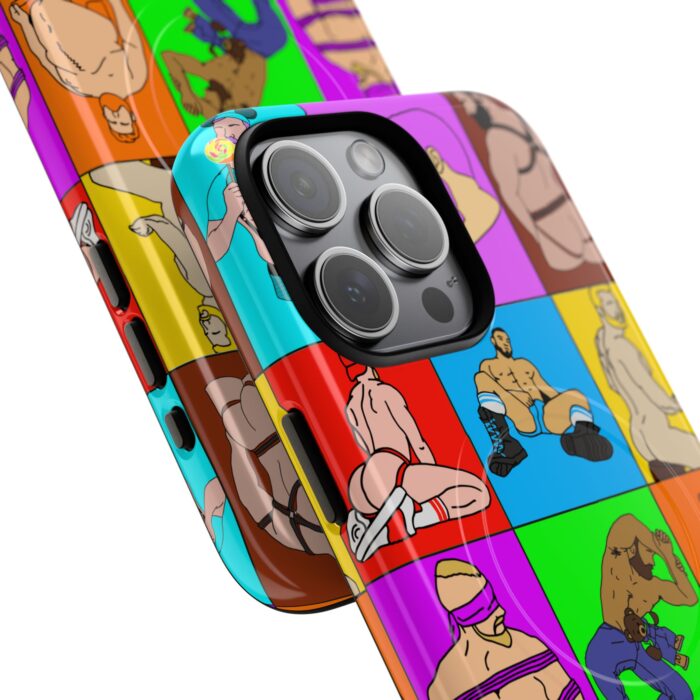 Tough Magnetic iPhone Cases - Color Block Dudes - Image 11