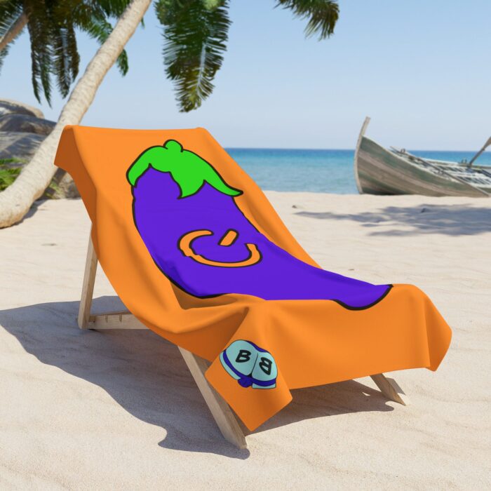 Beach Towel - Power Top / Eggplant - Image 2