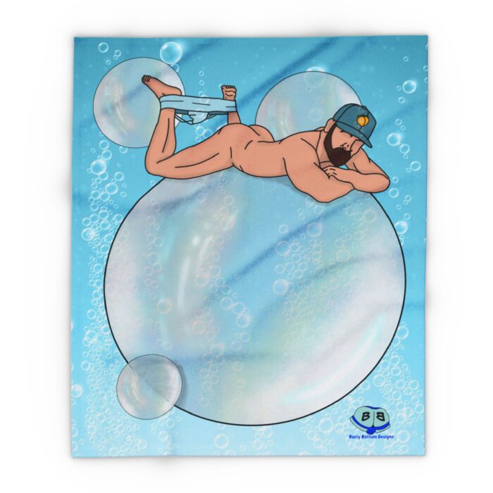 Arctic Fleece Blanket - Bubbles - Image 6
