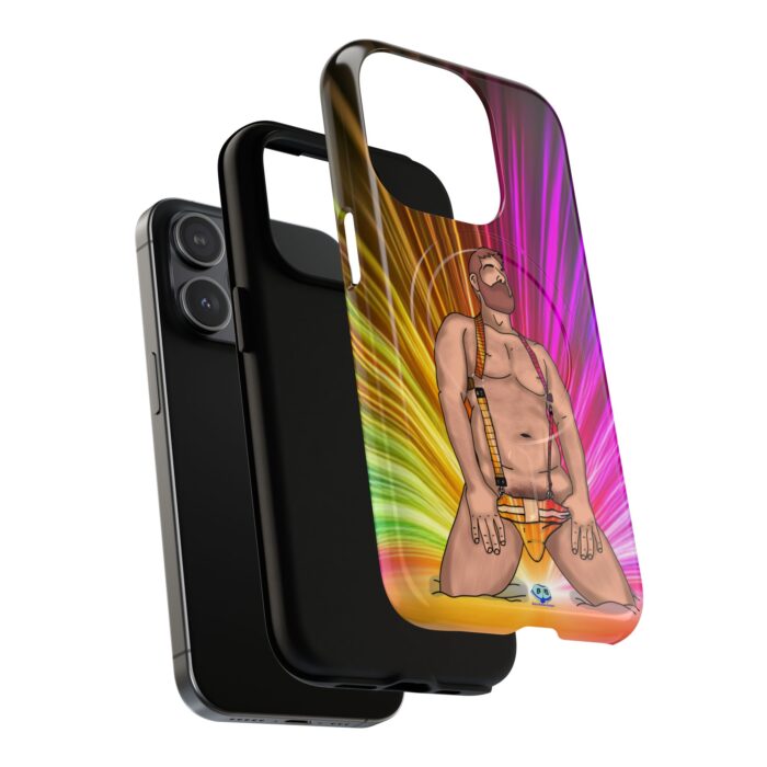 Tough Magnetic iPhone Cases - Neon Circuit - Image 6