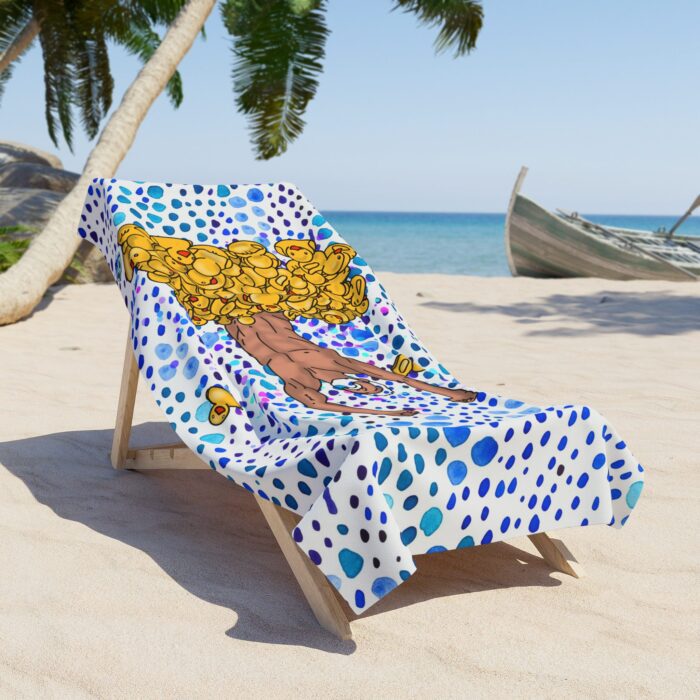 Beach Towel - Cruising for Ducks - Image 2