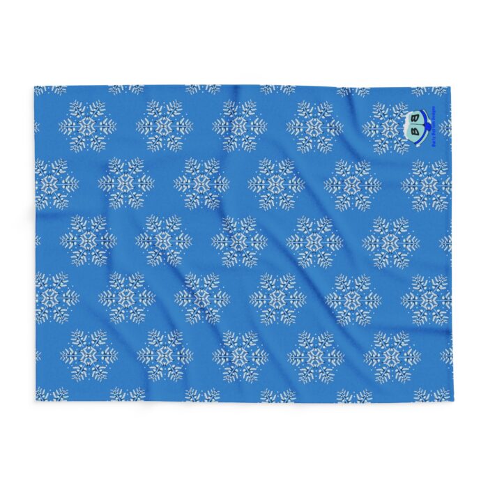 Arctic Fleece Blanket - Snowflake - Image 2