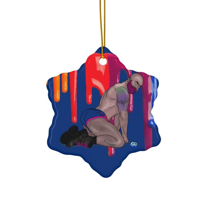 Ceramic Ornament - Pink and Pierced - Image 4