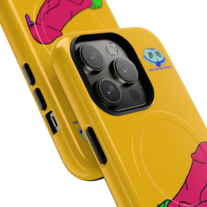 Tough Magnetic iPhone Cases - Pop Art Cock and Ball Stretcher - Image 17