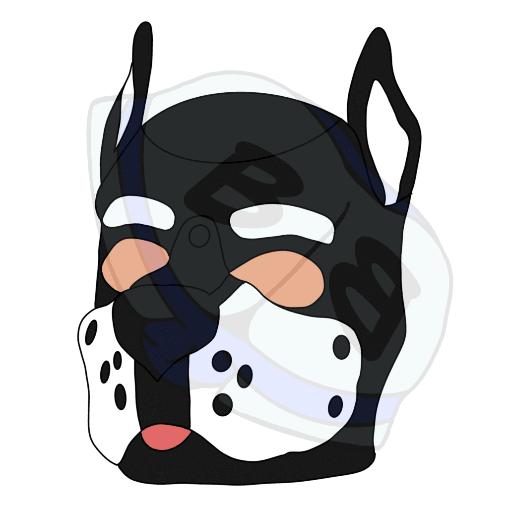 Describing subject of a drawing: Showing some love to the pup community.  We love you