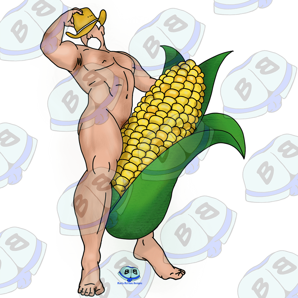 Describing subject of a drawing: This one may be corny