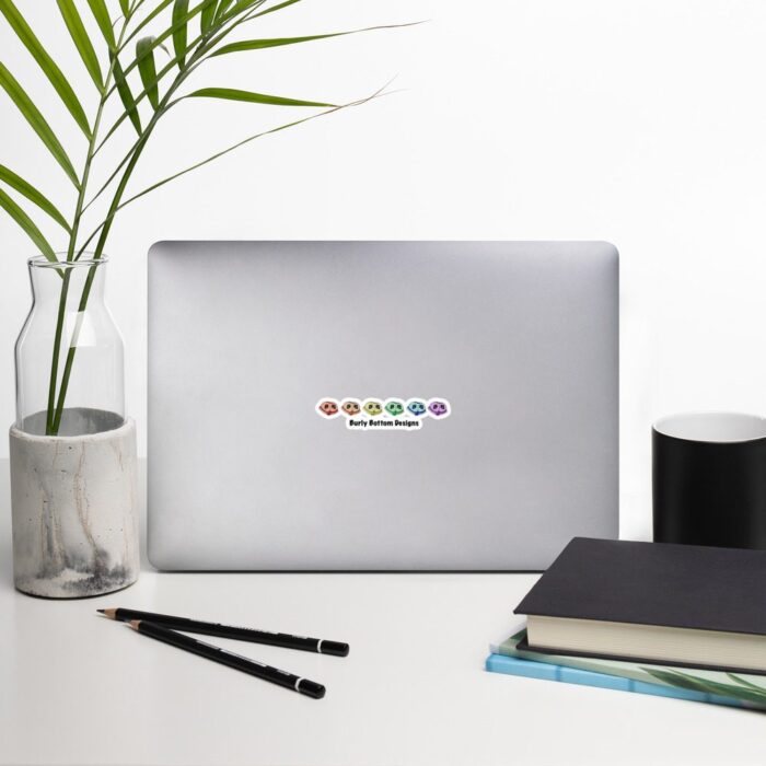 Vinyl Stickers - Rainbow Burly Bottom Logo - Image 6