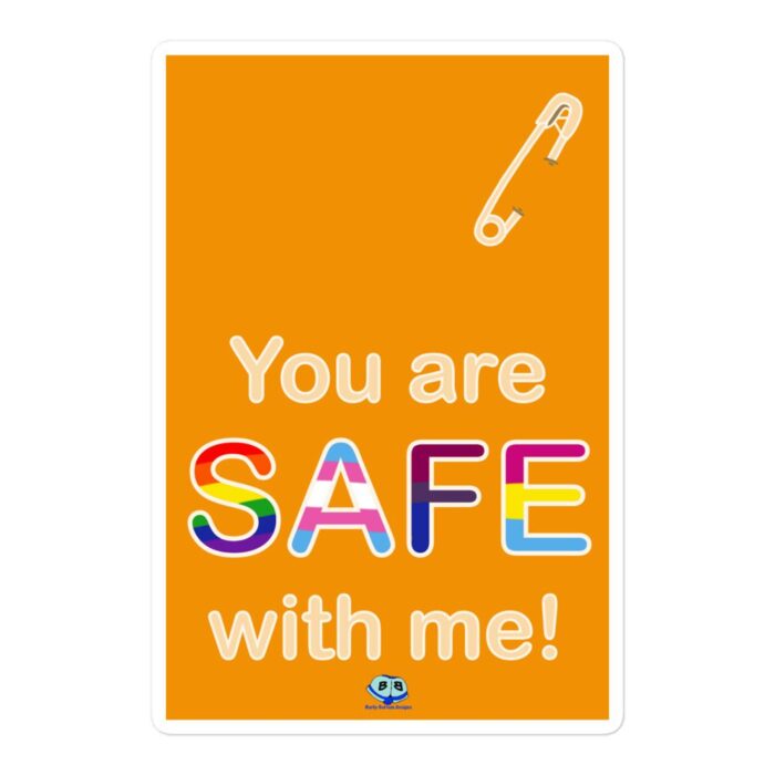 Vinyl Stickers - Safe with me