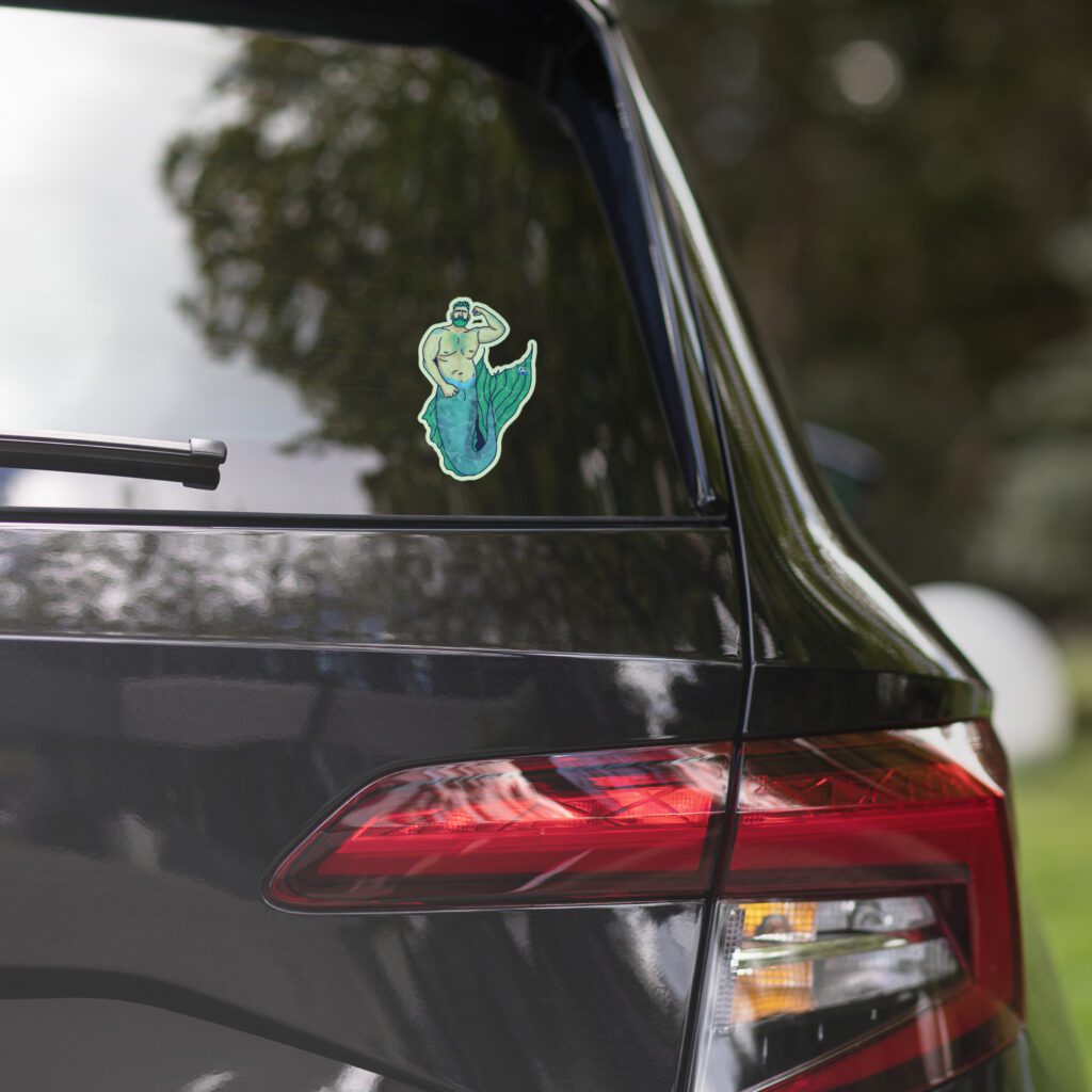 Vinyl Stickers - MerCub Green