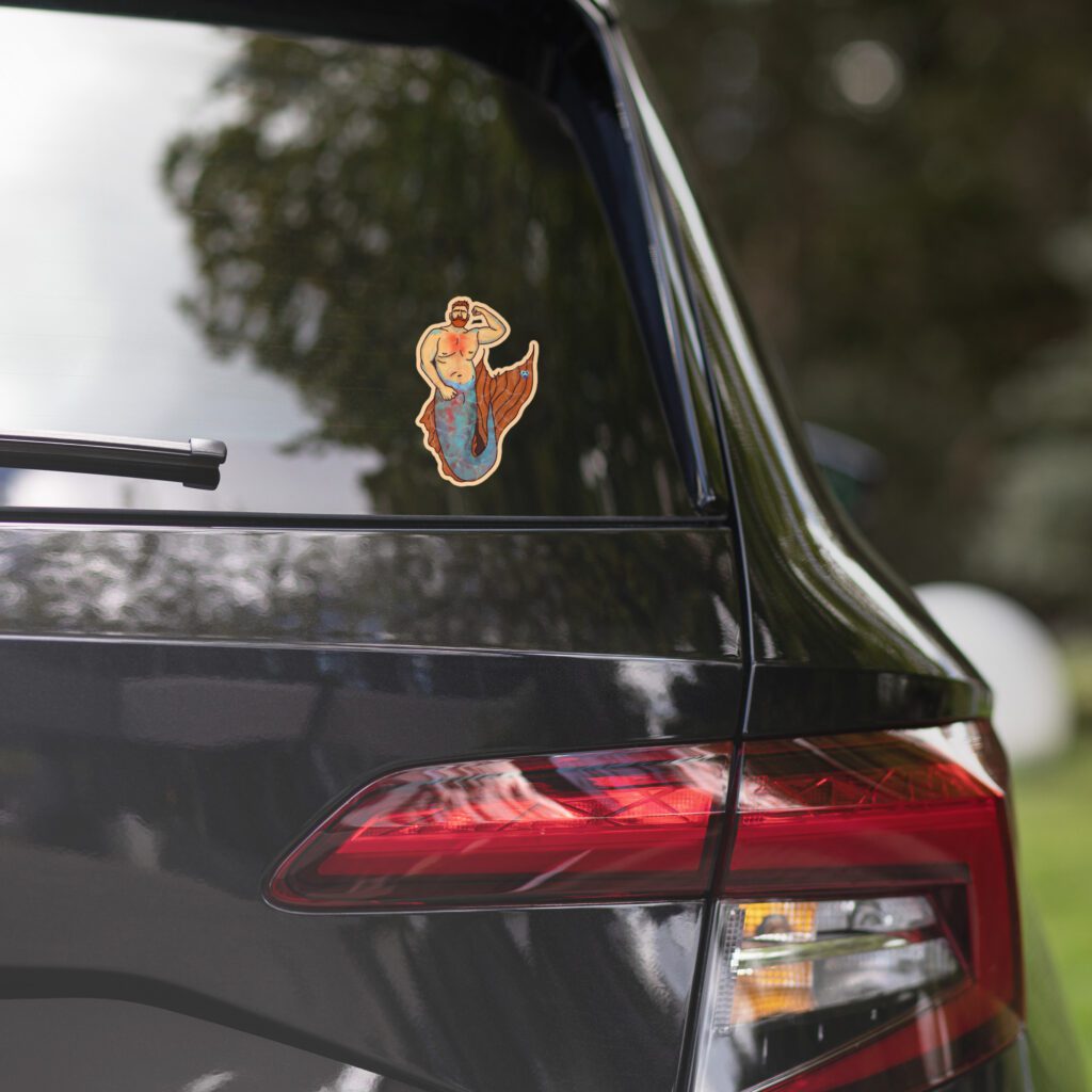 Vinyl Stickers - MerCub Orange