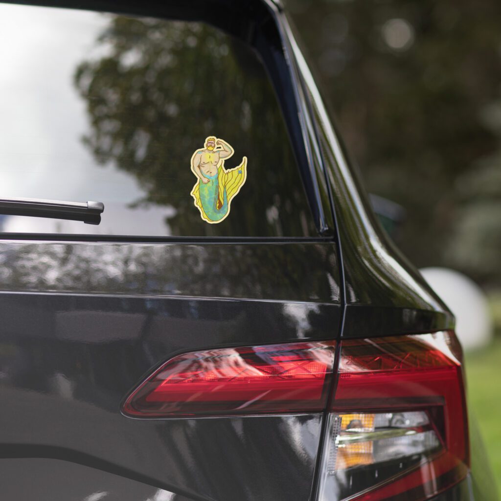 Vinyl Stickers - MerCub Yellow