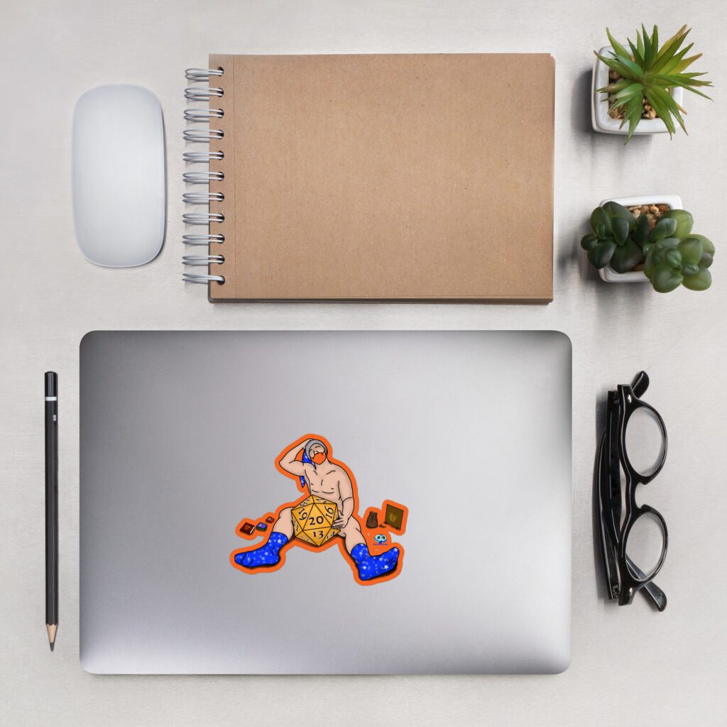 Vinyl Stickers - Roll For Charisma