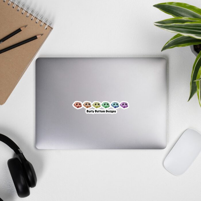 Vinyl Stickers - Rainbow Burly Bottom Logo - Image 9