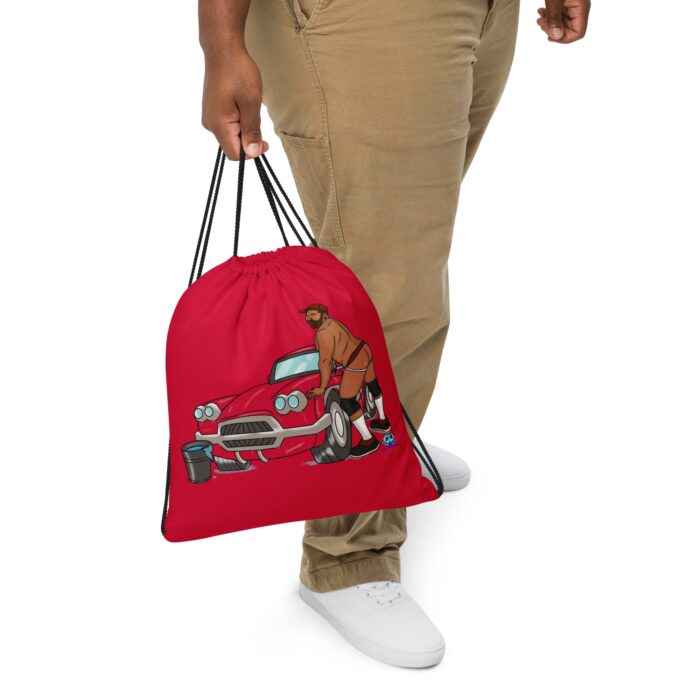 Drawstring bag - 2 Sided Print - Car Wash