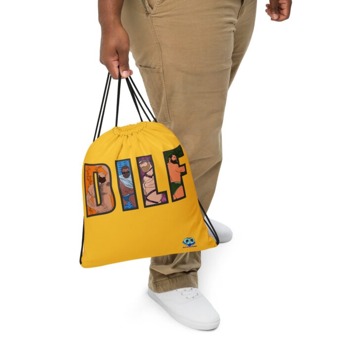 Drawstring bag - 2 Sided Print - DILF