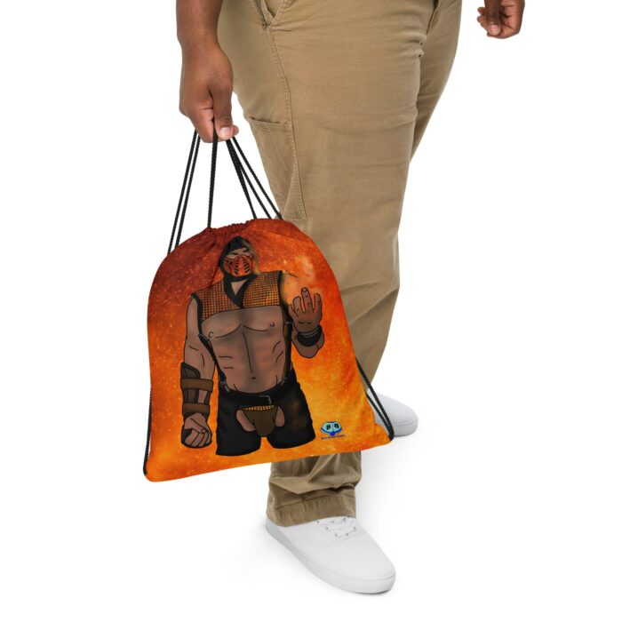 Drawstring bag - 2 Sided Print - Finish Him