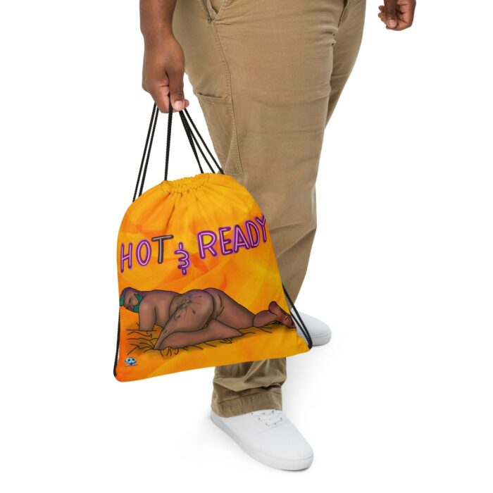 Drawstring bag - 2 Sided Print - Hot and Ready