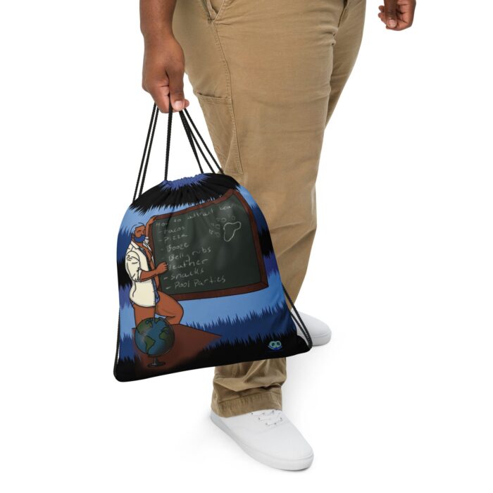 Drawstring bag - 2 Sided Print - How to Attract a Bear