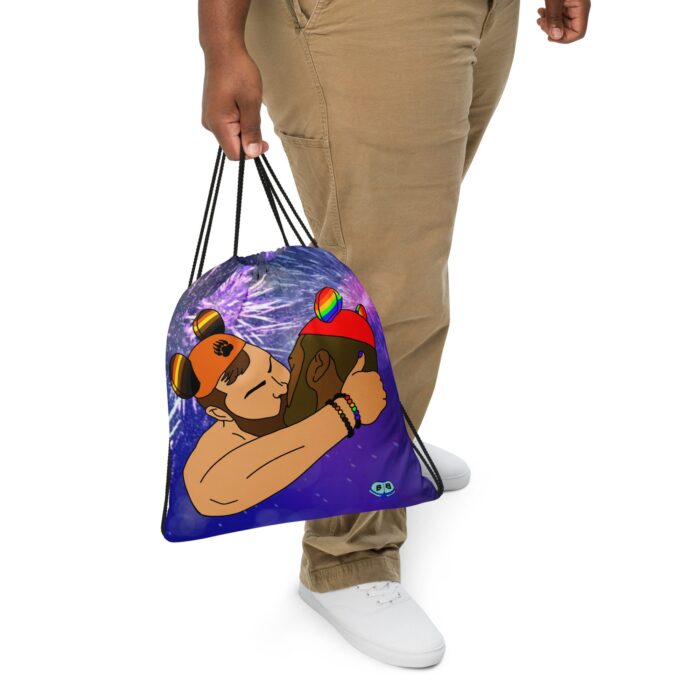 Drawstring bag - 2 Sided Print - Magical Kiss