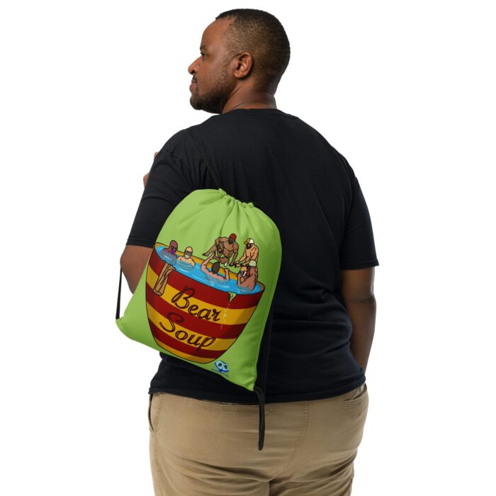 Drawstring bag - 2 Sided Print - Bear Soup - Image 2