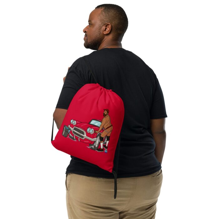 Drawstring bag - 2 Sided Print - Car Wash - Image 2