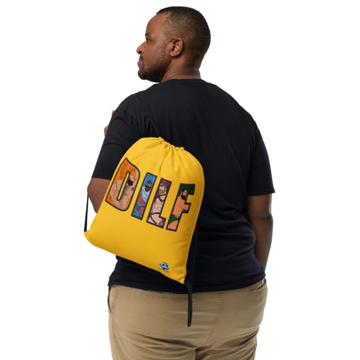 Drawstring bag - 2 Sided Print - DILF - Image 2