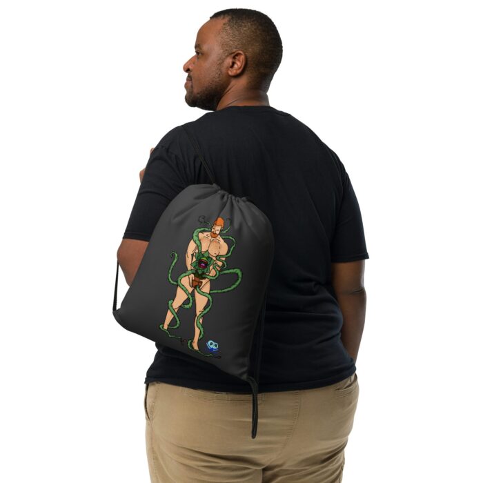 Drawstring bag - 2 Sided Print - Feed Me - Image 2
