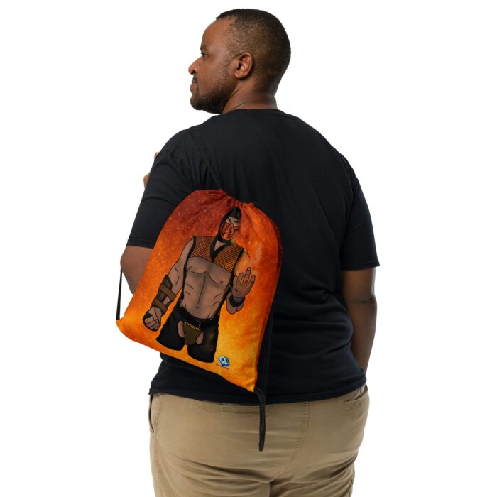Drawstring bag - 2 Sided Print - Finish Him - Image 2