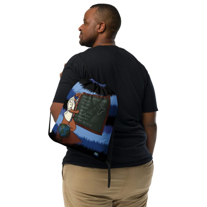 Drawstring bag - 2 Sided Print - How to Attract a Bear - Image 2