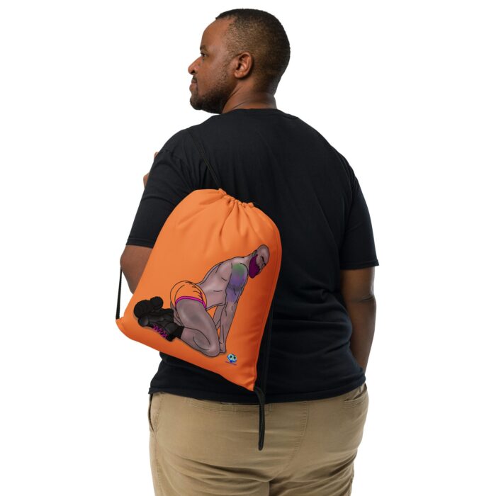 Drawstring bag - 2 Sided Print - Pink and Pierced - Image 2