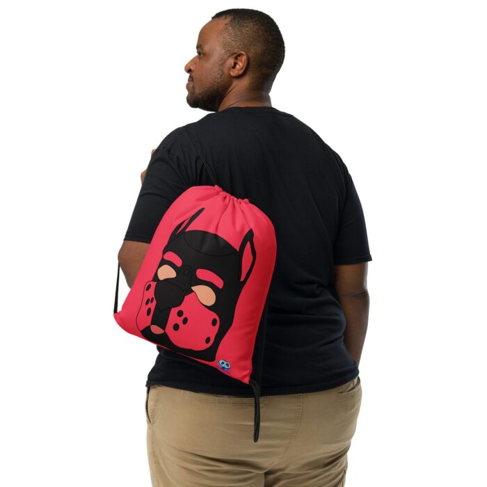 Drawstring bag - 2 Sided Print - Pup Mask - Image 2