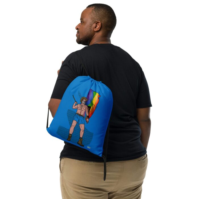 Drawstring bag - 2 Sided Print - Wave It Proudly - Image 2